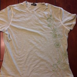 Green Eddie Bauer shirt